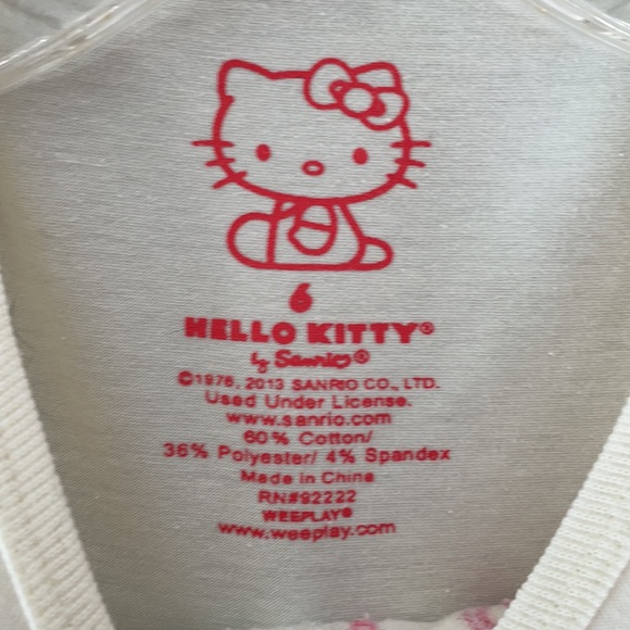 Hello Kitty top, size 6 - Picture 5 of 5